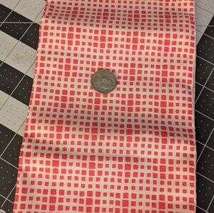 Pink And White Waverly Inspirations Screen Print Cotton Fabric